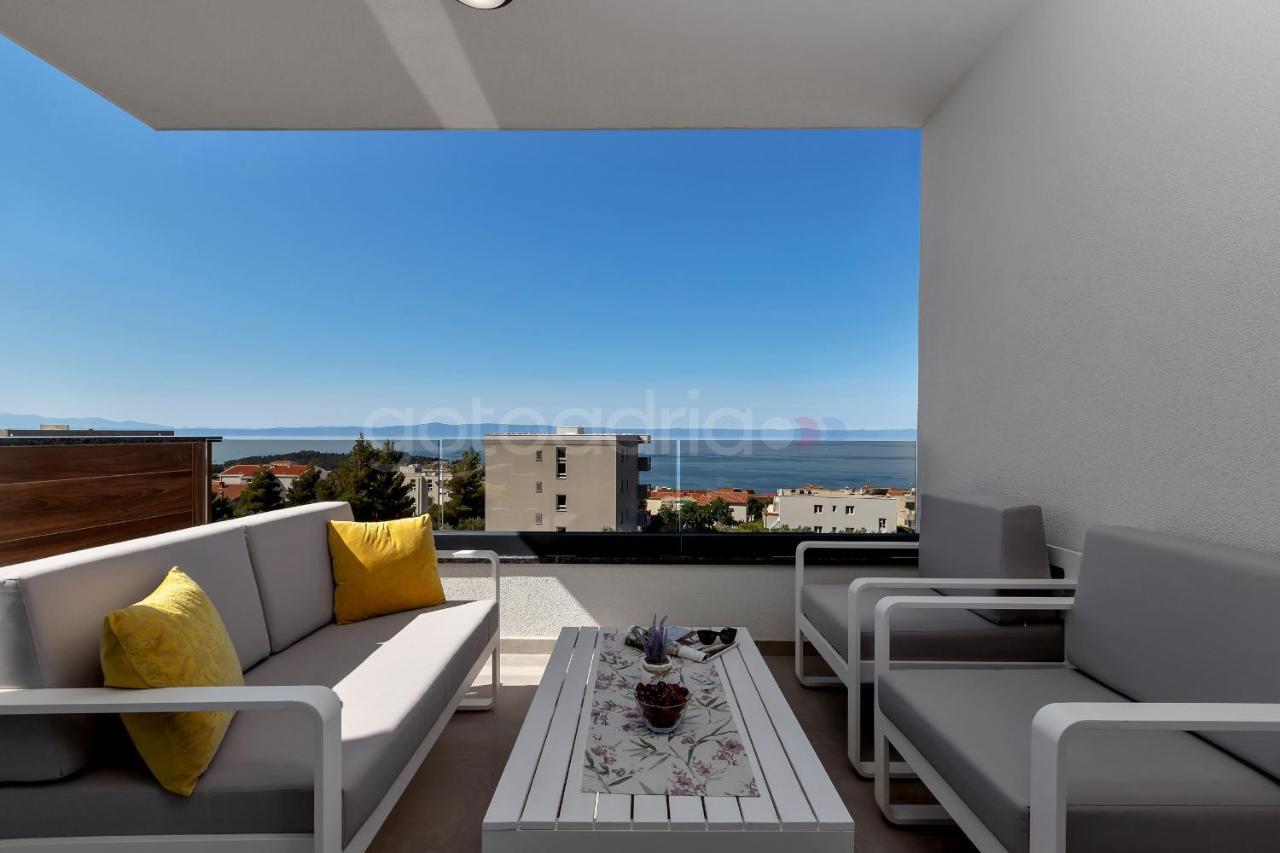 Luxury Seaview Apt Luki - Free Parking Makarska Exterior photo